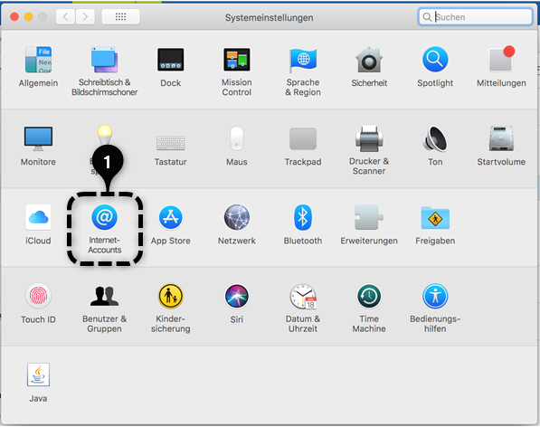 Einrichtung IMAP unter OSX: Schritt 2