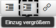 Einzug vergrößern