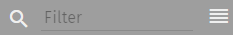 Filter-Leiste unter Kalender-Liste