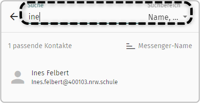 Ergebnisse in der Suche