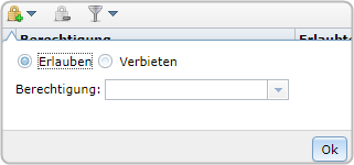 Berechtigungen erlauben oder verbieten