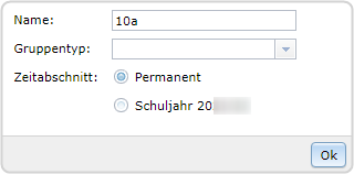 Name 10a, Permanent angewählt