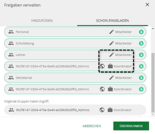 Verwaltungscloud Reiter Schon eingeladen